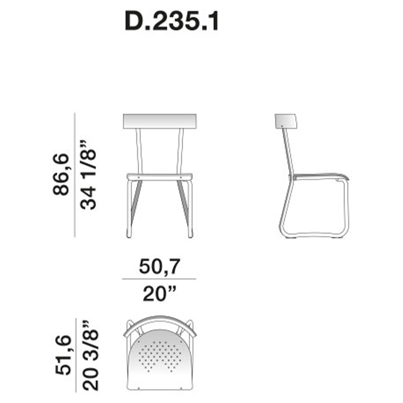     Gio Ponti D.235.1 Chair  --