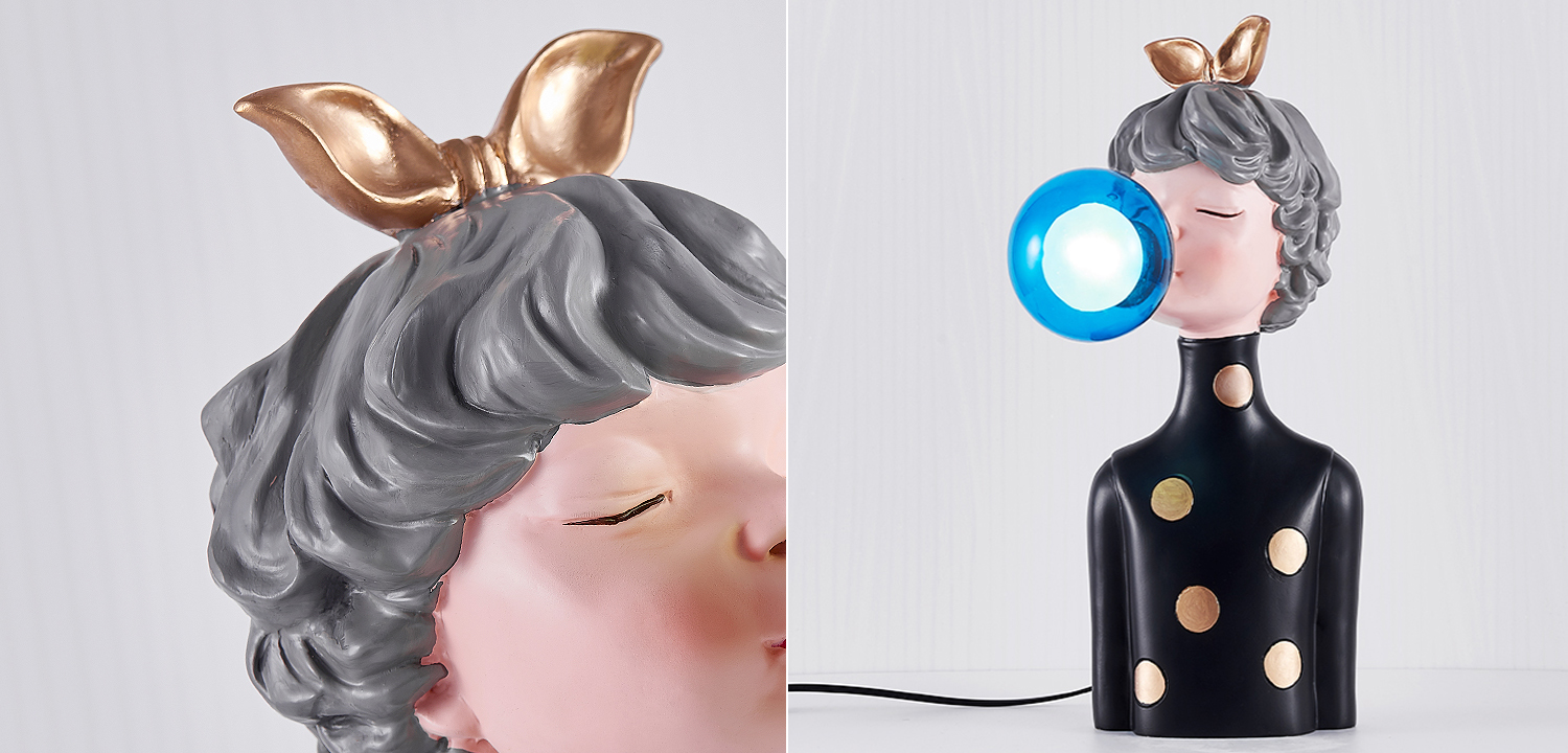 Настольная лампа Bubble Gum Table Lamp blue - фото