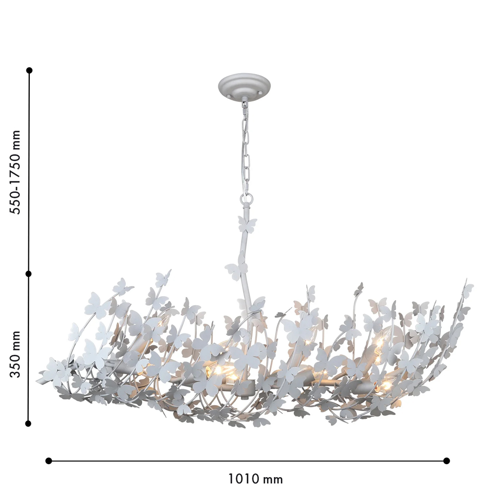 Люстра с абажуром оформленным в виде стаи бабочек Eternal Butterflies в Ростове-на-Дону