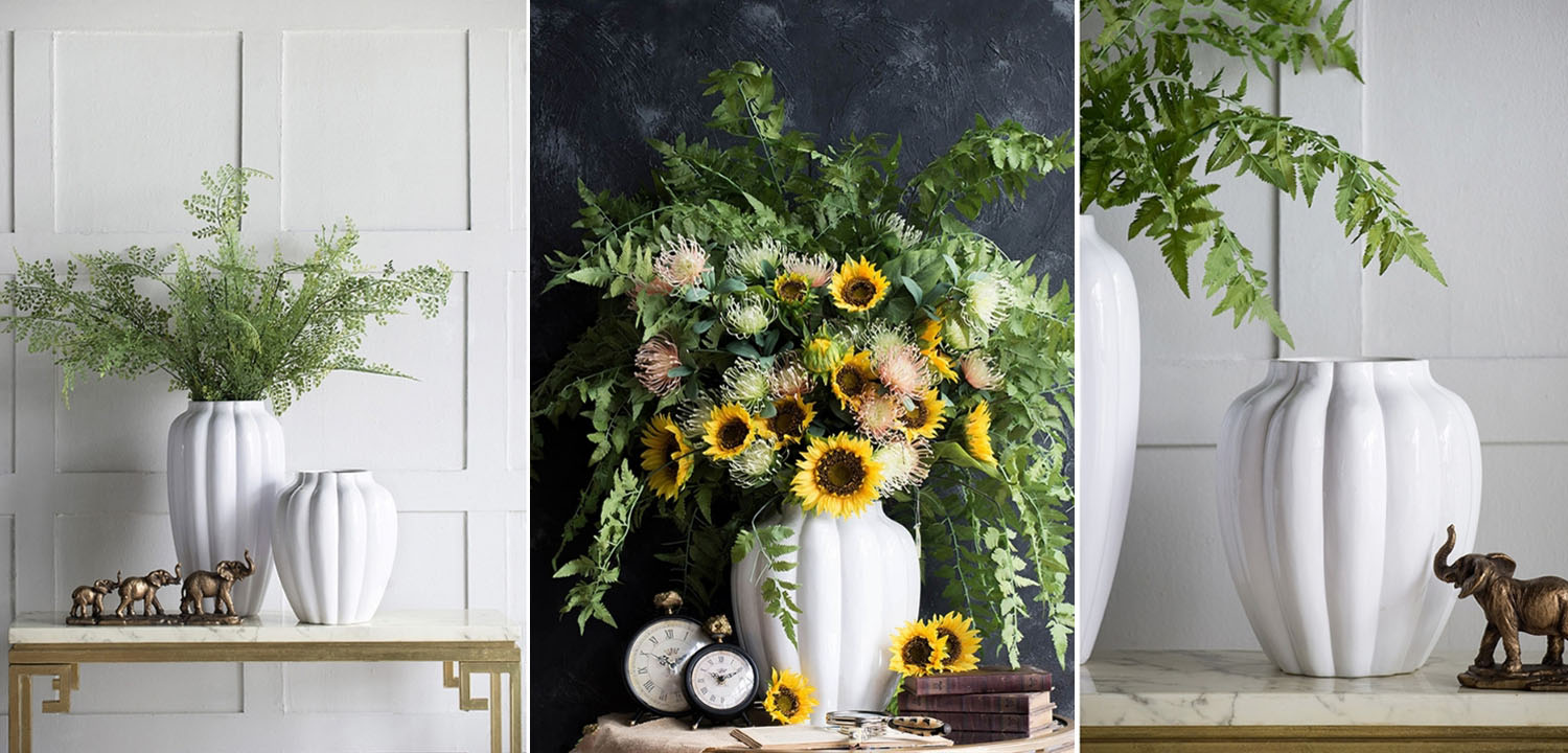 Ваза Carambola Vase white - фото