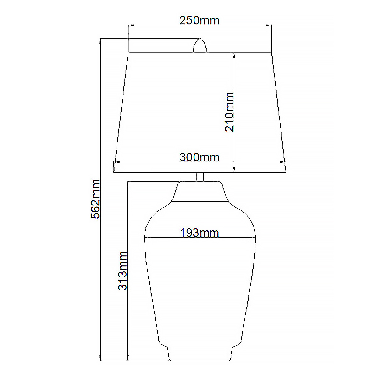 Настольная лампа с белым конусным абажуром и ребристым керамическим основанием Quintiesse в Ростове-на-Дону