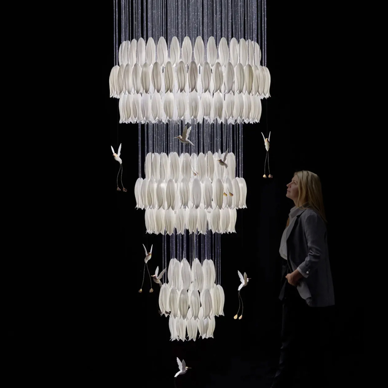     Sagarti Contemporary chandelier ALBA GRAND Flowers & Birds    -- | Loft Concept 