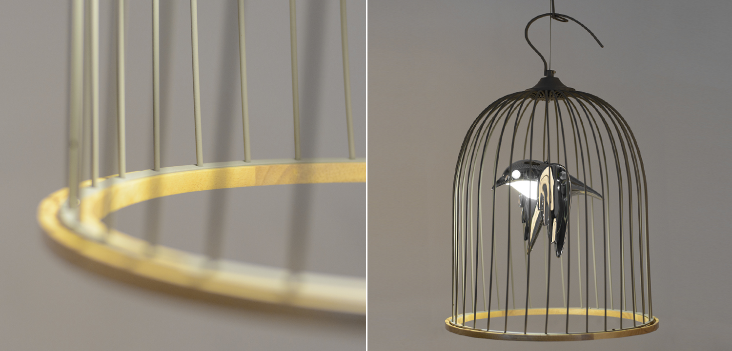 Подвесной светильник Bird in Cage Pendant - фото №1