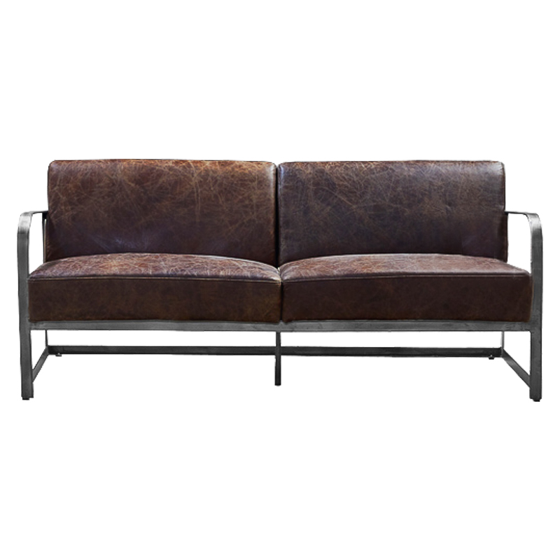  Brutal Brown Vintage Leather Sofa     -- | Loft Concept 