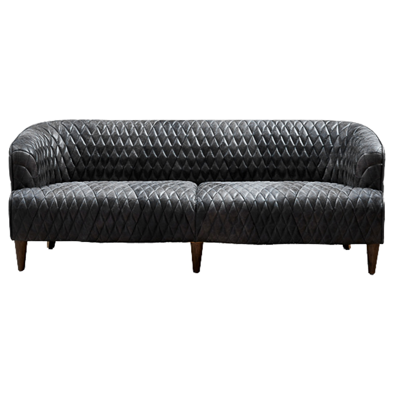  Rhombuses Upholstery Graphite Sofa ̆  -- | Loft Concept 