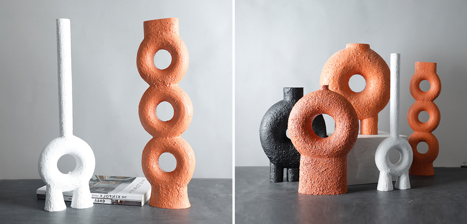 Ваза Sculpted Ceramic Vase by Faina - фото