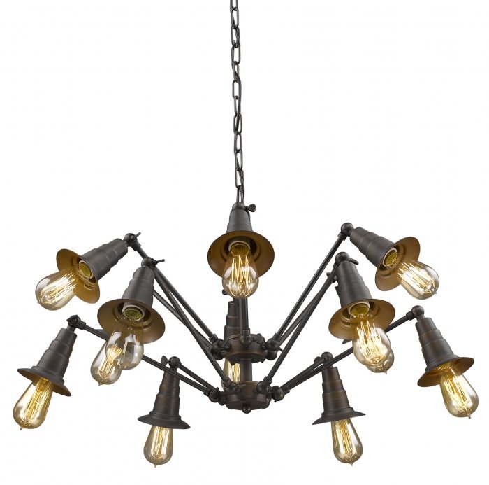 Люстра Loft Spider Chandelier 12 Коричневый винтаж в Ростове-на-Дону | Loft Concept 