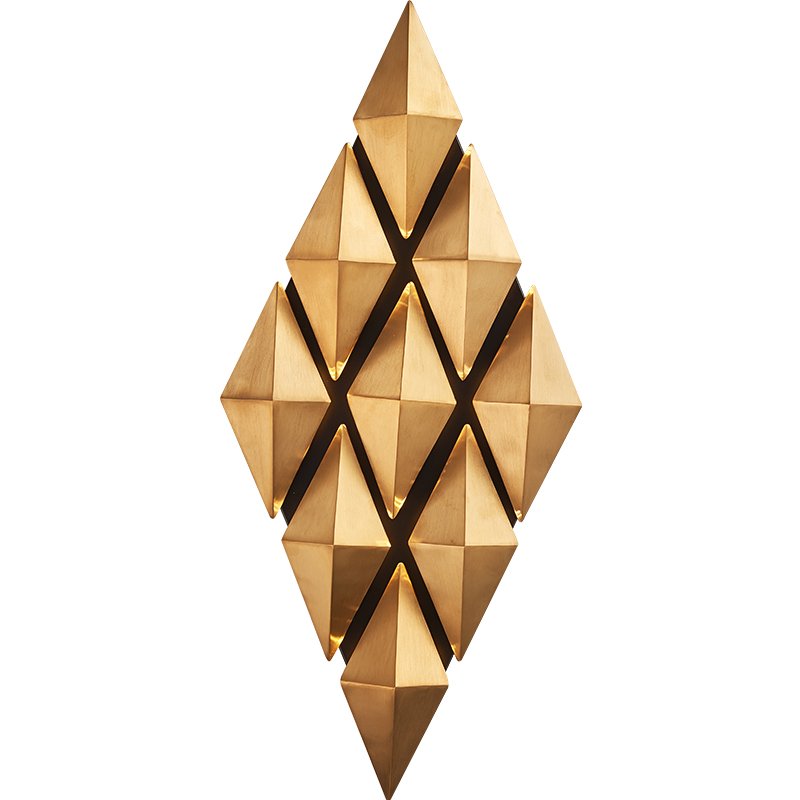  Honeycomb Gold lozenges Wall Lamp   -- | Loft Concept 