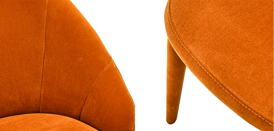 Стул Edith Stool Orange - фото №1