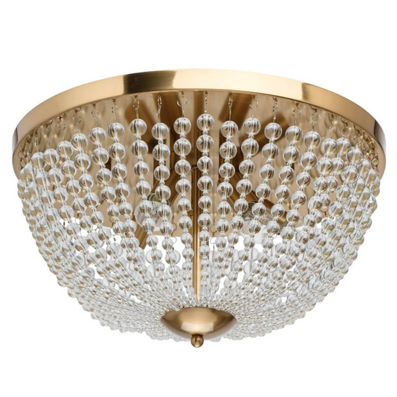   Virginia Clear Beads ceiling Gold S     -- | Loft Concept 