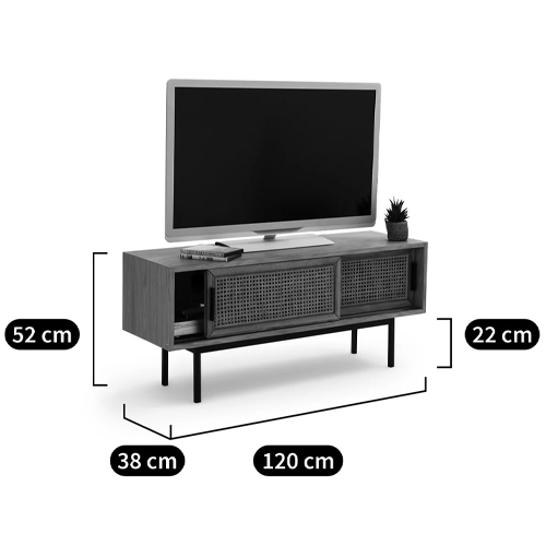 -      Wicker Chasey TV Stand  --