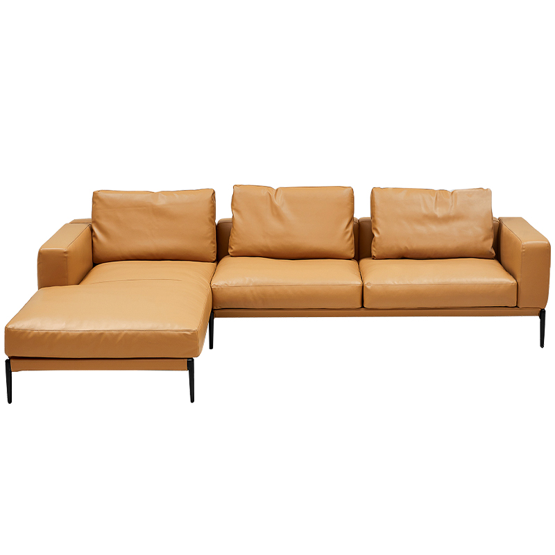   Minimalistic Caramel Corner Sofa   -- | Loft Concept 