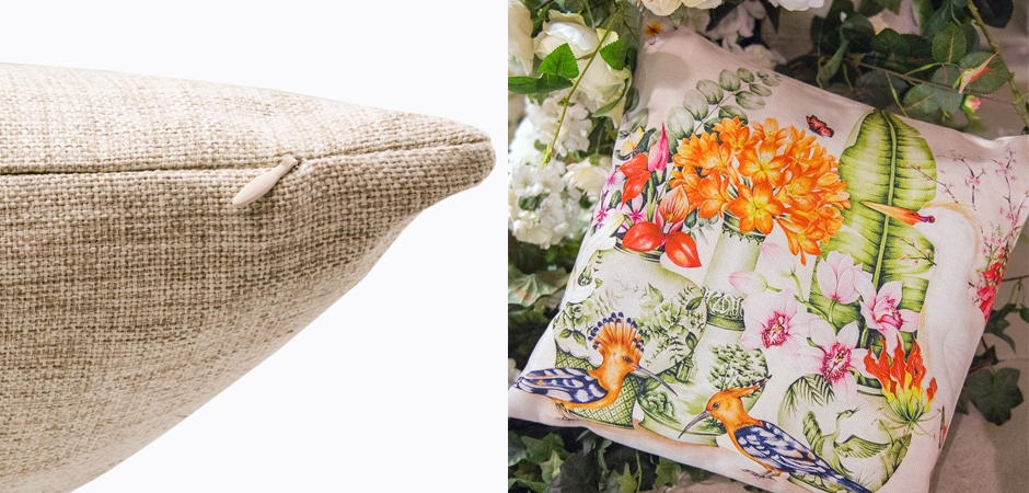 Декоративная подушка Hoopoes and Flowers Pillow Декоративная подушка Hoopoes and Flowers Pillow - Loft-Concept в Ростове-на-Дону