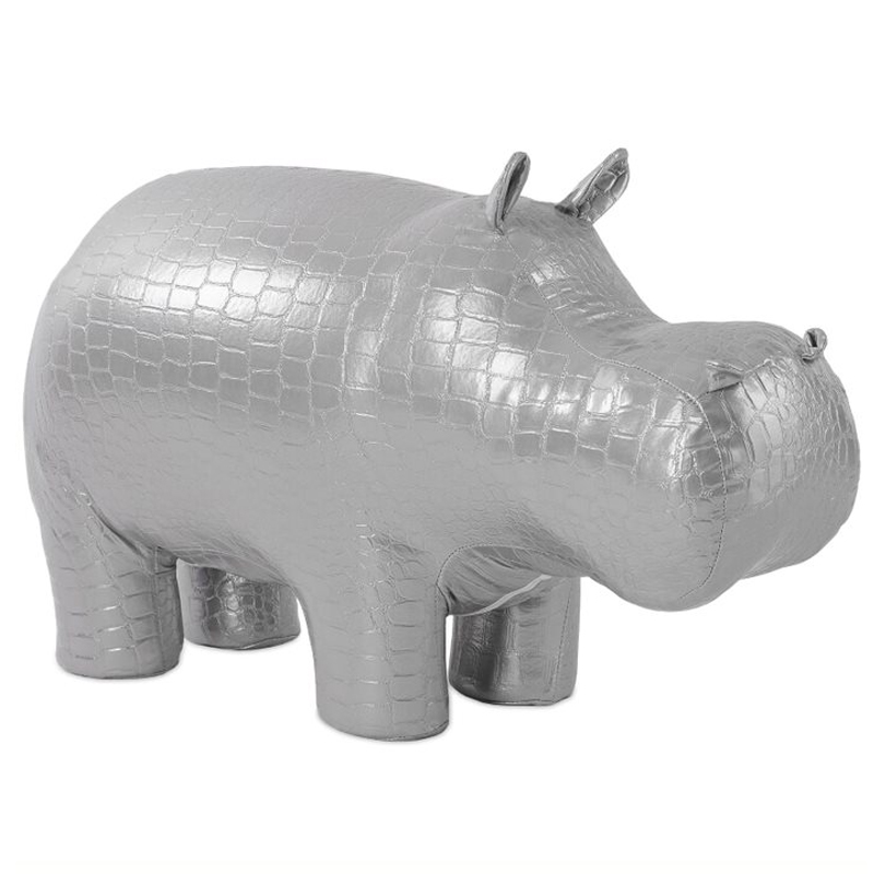   Poof Hippo silver   -- | Loft Concept 