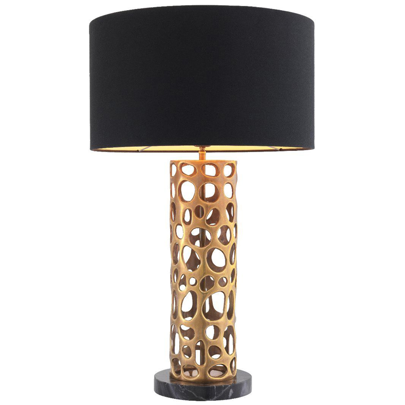   Eichholtz Table Lamp Dix Brass      Nero   -- | Loft Concept 
