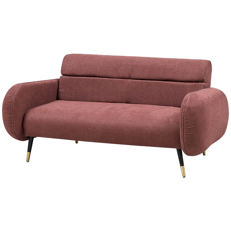 Диван Hebert Sofa Red M Красный Красный Черный Латунь в Ростове-на-Дону | Loft Concept 