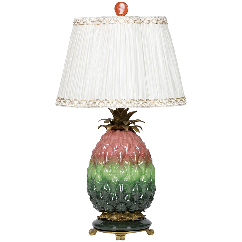     Pineapple Pink Green Table Lamp       -- | Loft Concept 