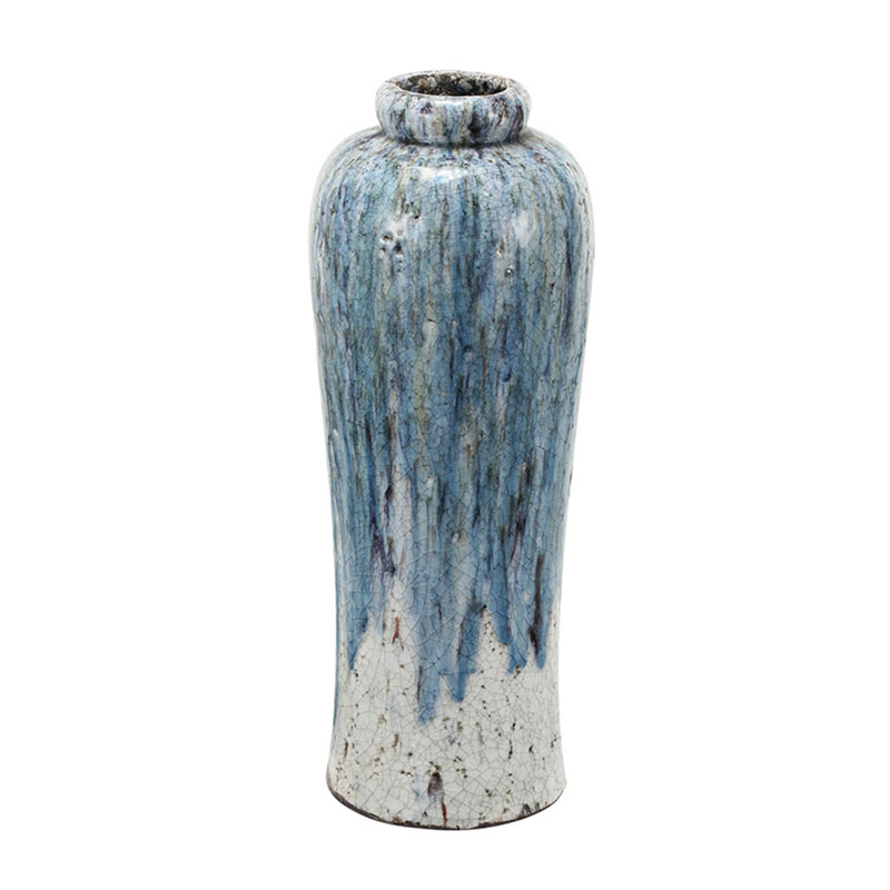  Terracotta Vase blue-white high    -- | Loft Concept 