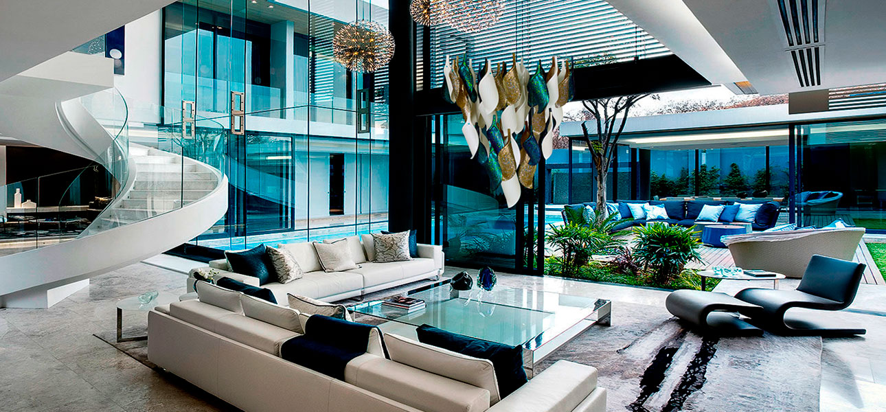 Дизайнерская люстра Turquoise Flower Petals высота 70 см - фото №2