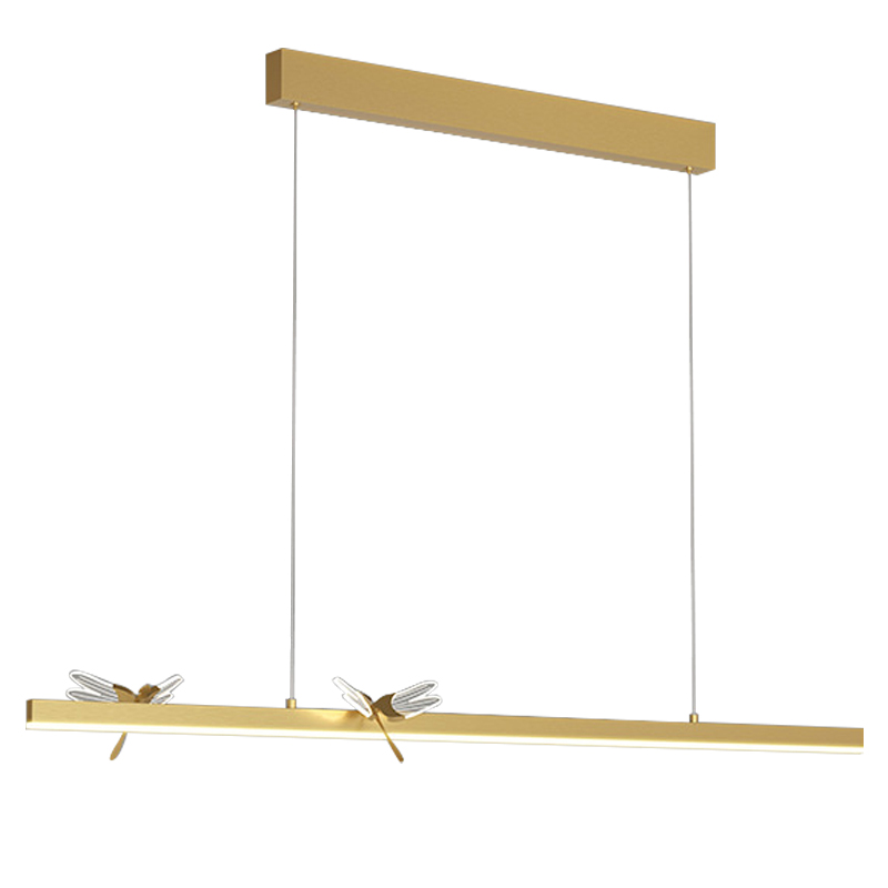     Dragonfly Linear Chandelier Gold    -- | Loft Concept 