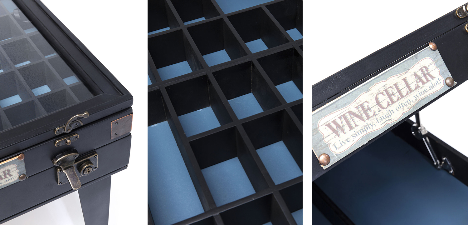 Приставной стол Black Wine Cellar - фото