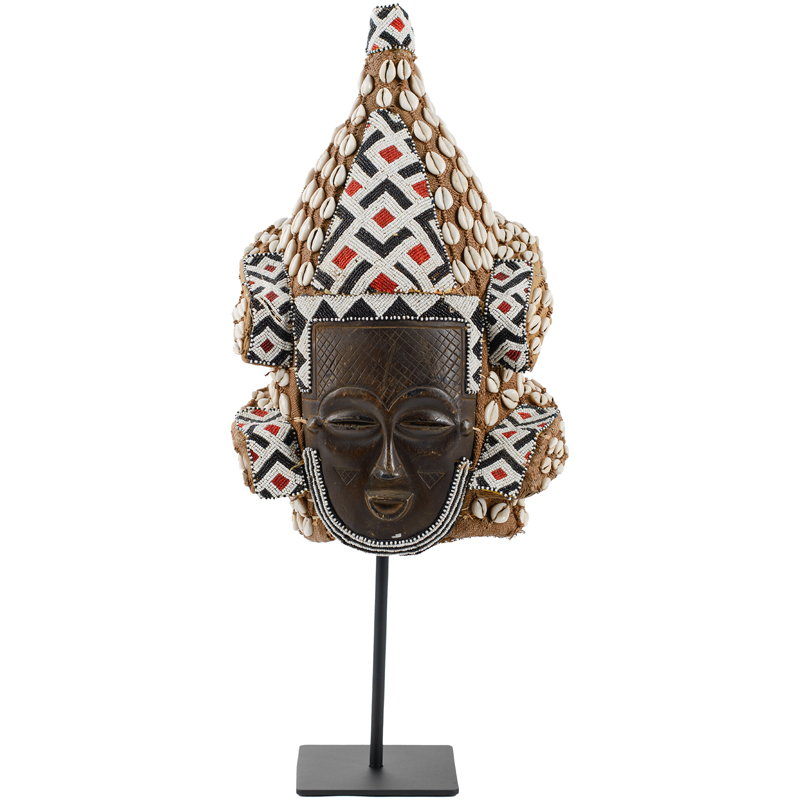  African Mask with Sophisticated headgear     -- | Loft Concept 