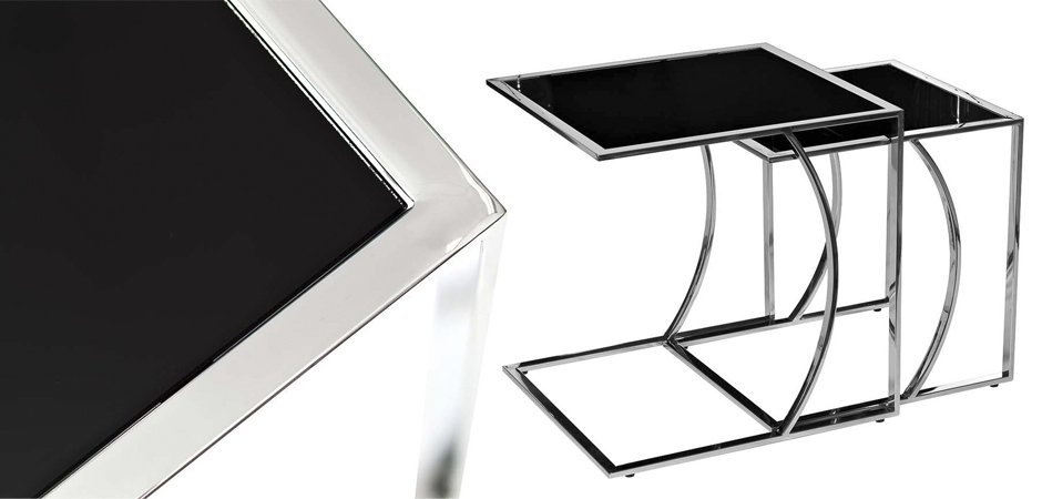 Приставной стол Metal Crescent Side Table Chromium Приставной стол Metal Crescent Side Table Chromium - Loft-Concept в Ростове-на-Дону