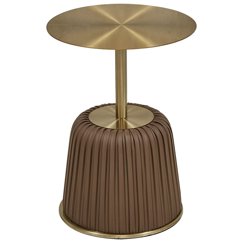   Orlaith Brown Gold Side Table    -- | Loft Concept 