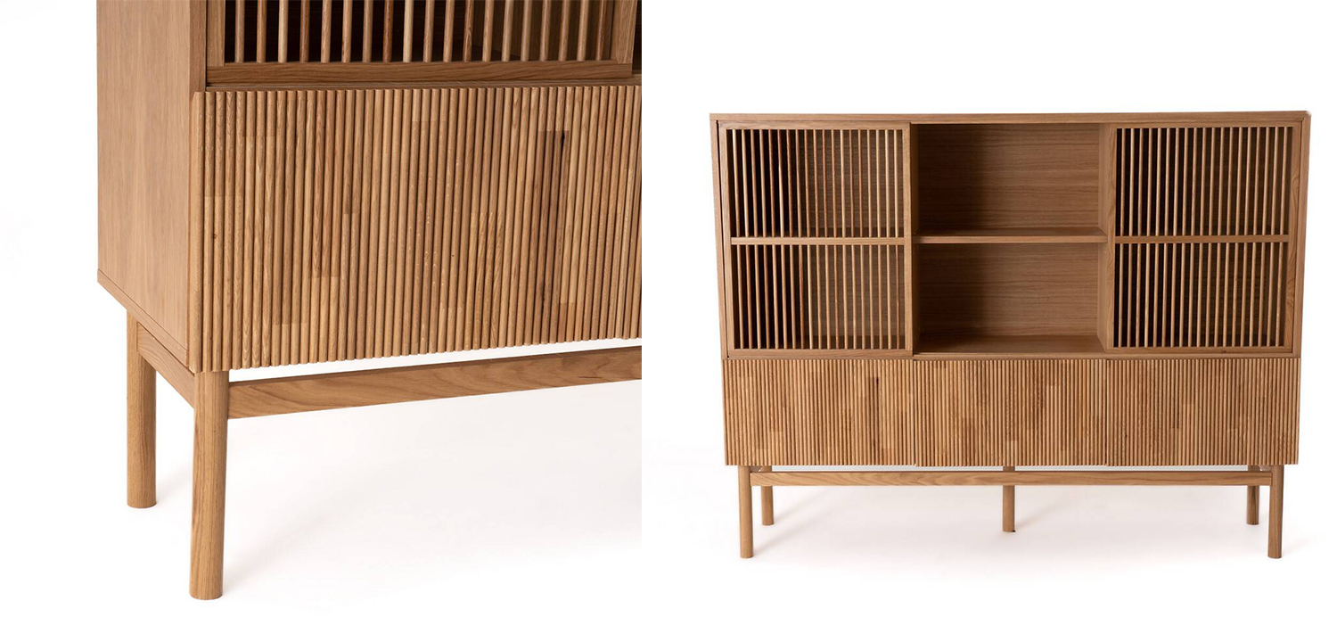 Шкаф-стеллаж Gutter and Lattice low - фото №1