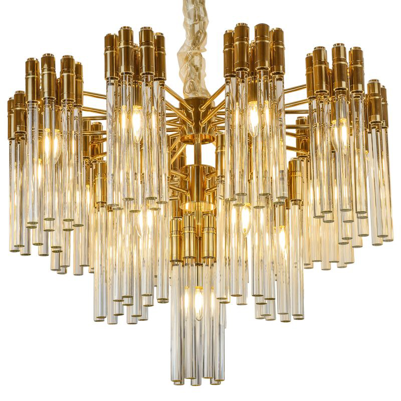  Contemporary Chandelier Crystal Gold     -- | Loft Concept 