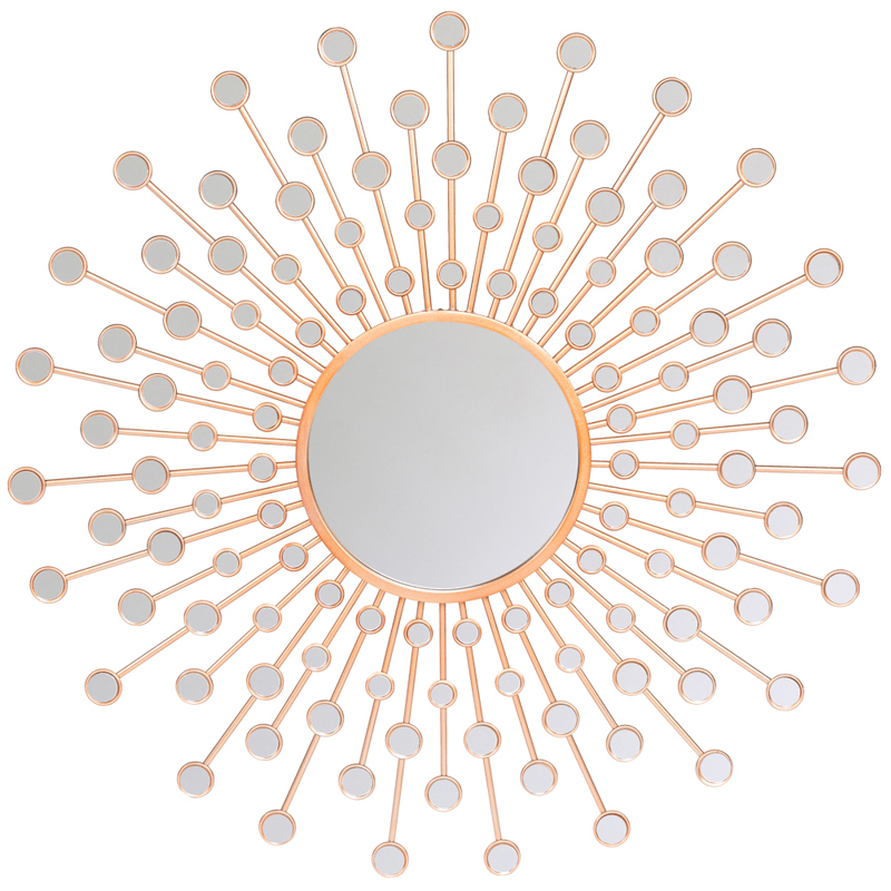  Sun Drops Rose Gold Mirror   -- | Loft Concept 