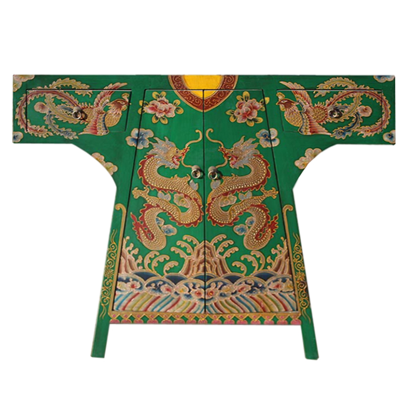         Green Oriental Robe    -- | Loft Concept 