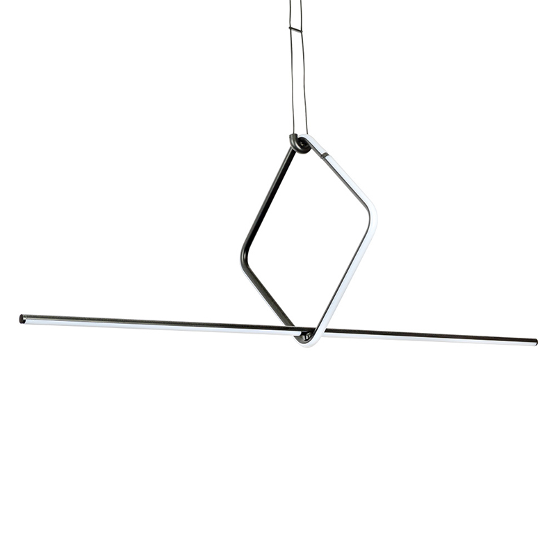   Square Line Black Led Lamp    -- | Loft Concept 