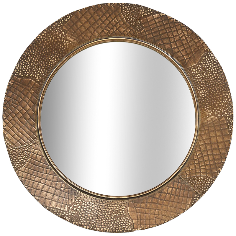   Rafferty Round Brass Mirror    -- | Loft Concept 