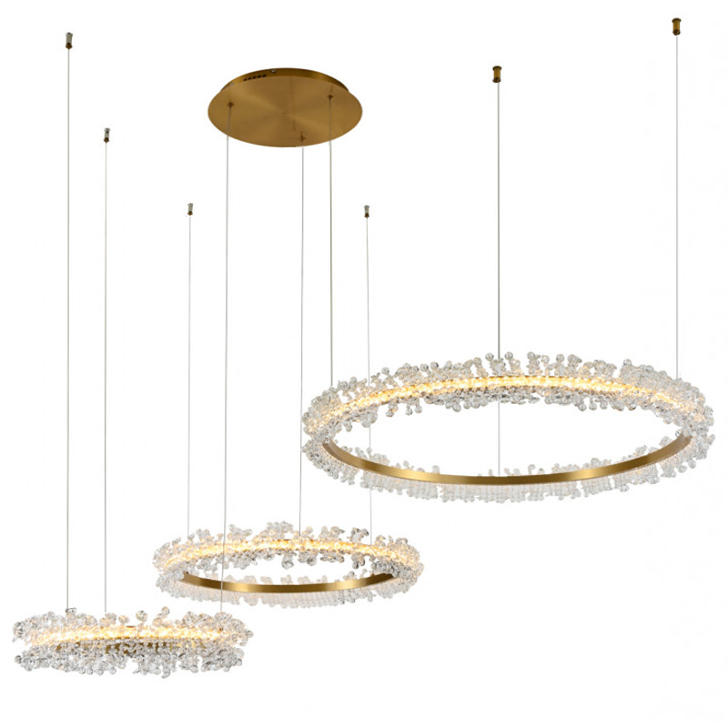  Crystal round chandelier 3      -- | Loft Concept 