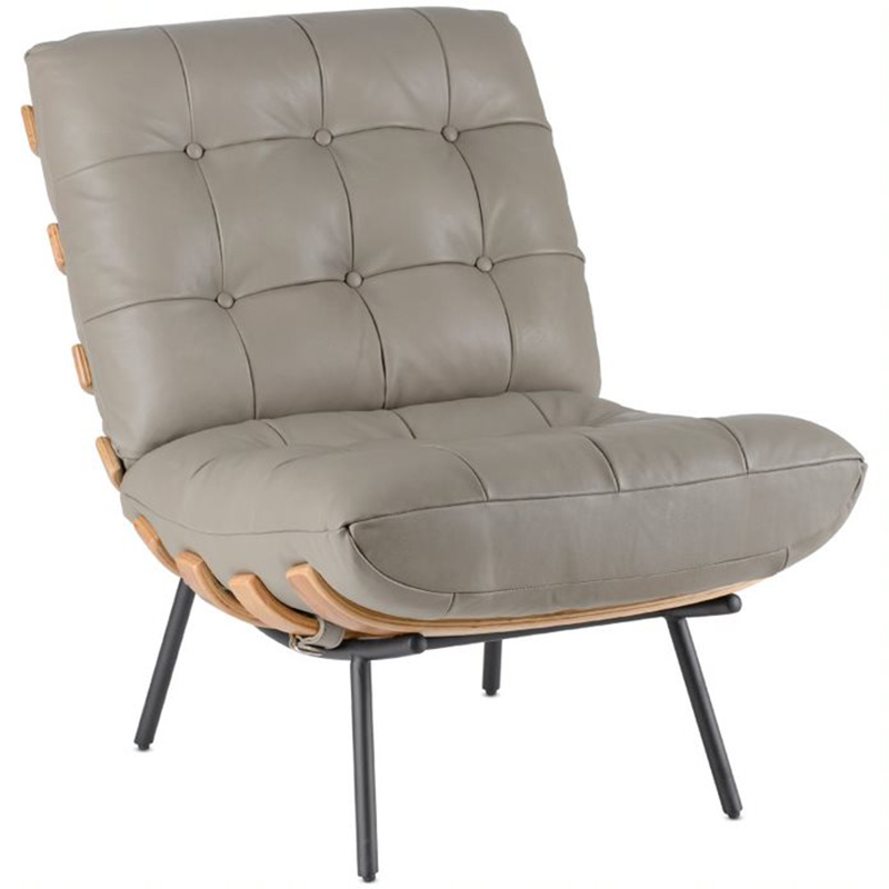  Philbert Chair grey leather   -- | Loft Concept 
