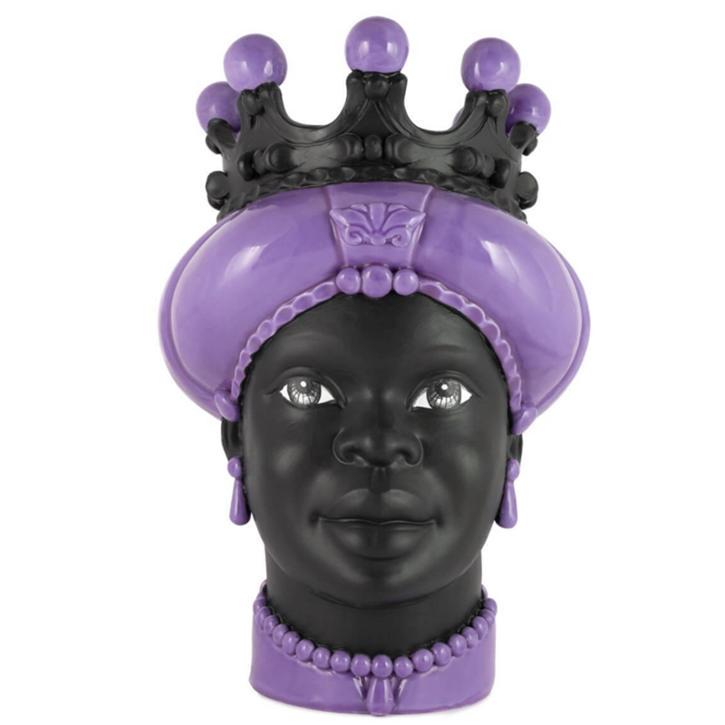  VASE MORO LADY CROWN DARK purple    -- | Loft Concept 