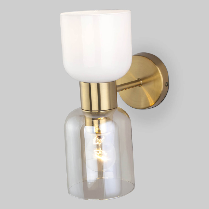 Light maker studio Sconce white and smok brass      -- | Loft Concept 