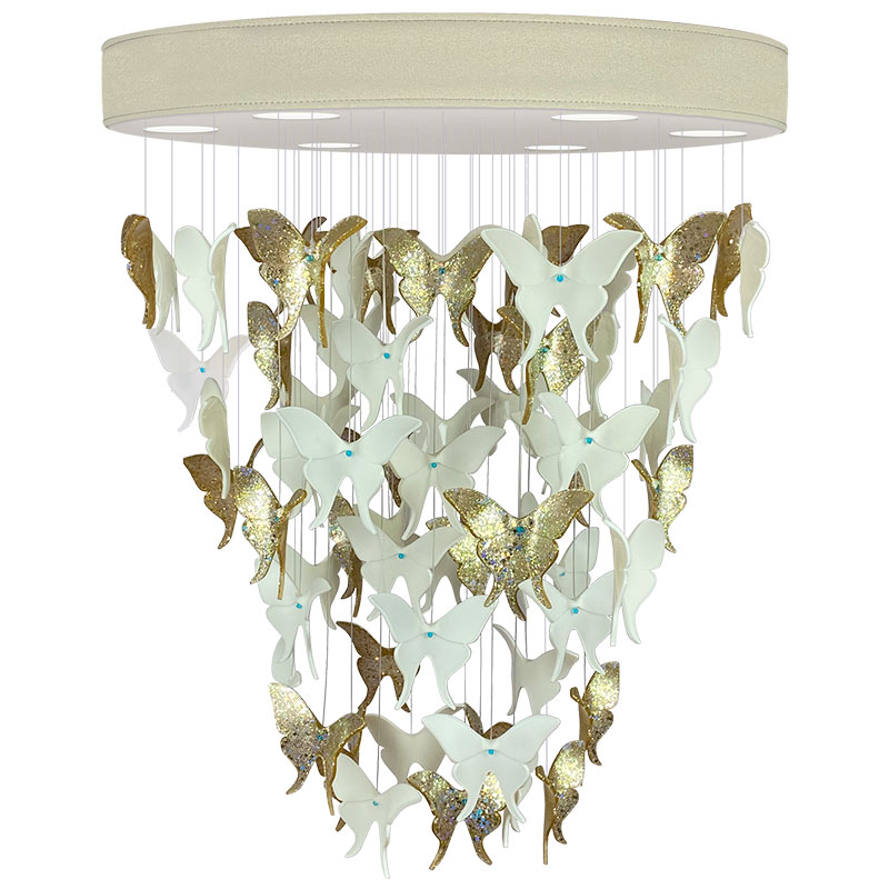   -  Night Butterflies Chandelier Gold -    -- | Loft Concept 