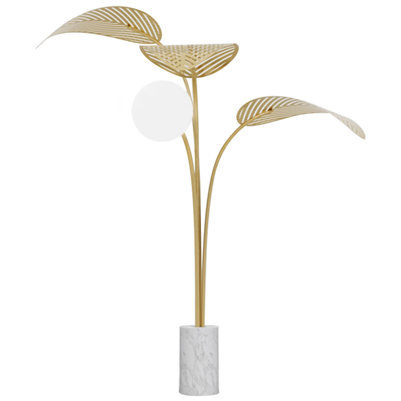  Palm Tree Light One Floor Lamp     Bianco  -- | Loft Concept 