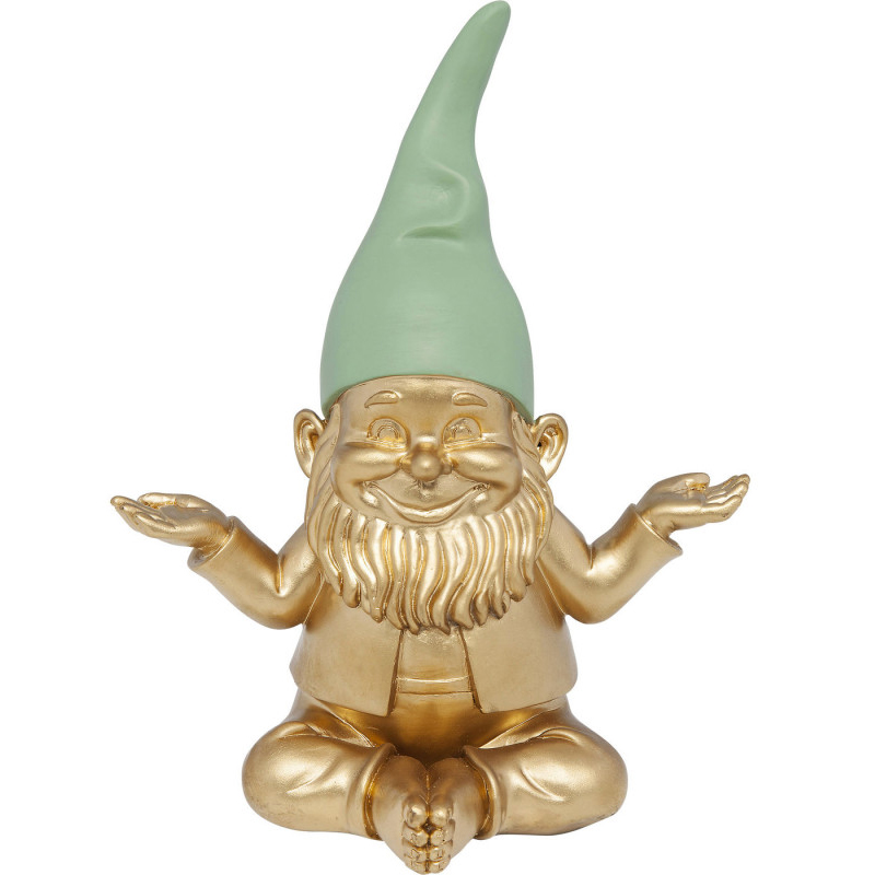 Статуэтка Golden Meditating Gnome Золотой в Ростове-на-Дону | Loft Concept 