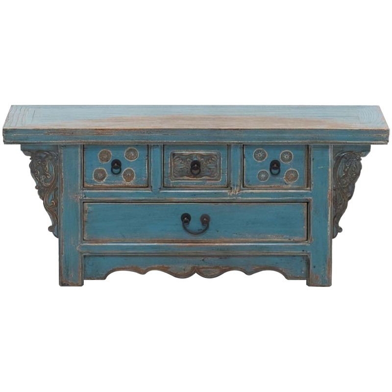  -     4-      Luo Chinese TV Stand Blue     -- | Loft Concept 