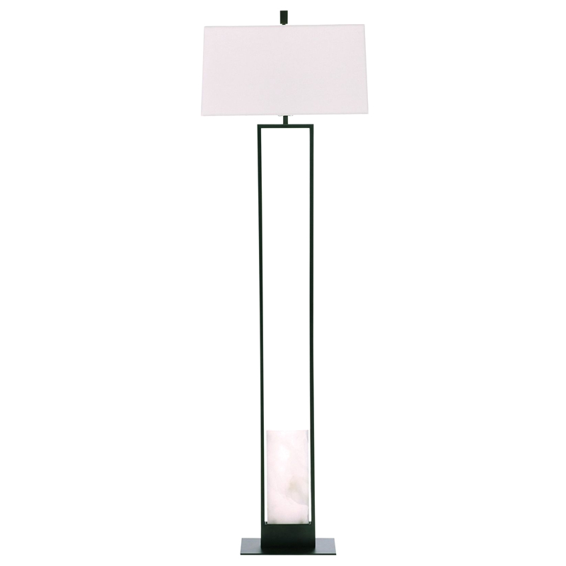 Торшер Arteriors MARKHAM FLOOR LAMP Бронза Белый Черный в Ростове-на-Дону | Loft Concept 