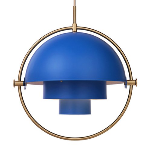 Люстра Louis Weisdorff Multi-lite Pendant Blue Латунь Синий в Ростове-на-Дону | Loft Concept 