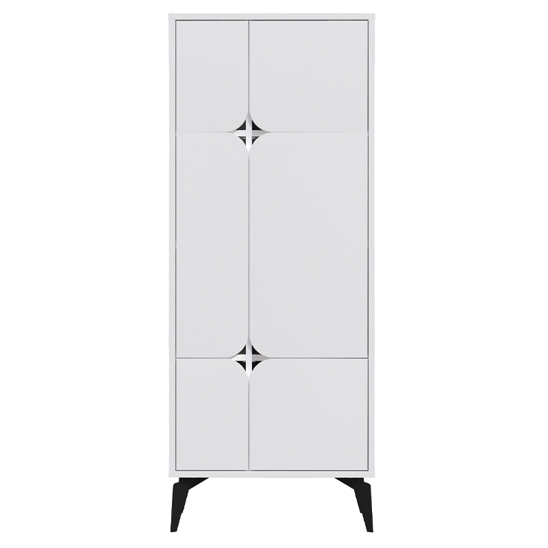 Комод белый с 4-мя дверцами на металлических ножках SPARK MULTIPURPOSE CABINET WHITE Белый в Ростове-на-Дону | Loft Concept 