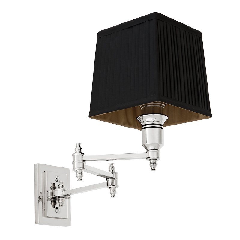  Wall Lamp Lexington Swing Nickel+Black    -- | Loft Concept 