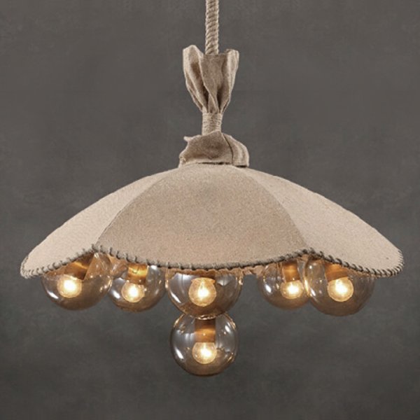  Loft Pendant Lamp Glass & Linen Bouquet   -- | Loft Concept 