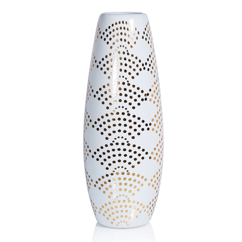  Amory Vase gold dots    -- | Loft Concept 