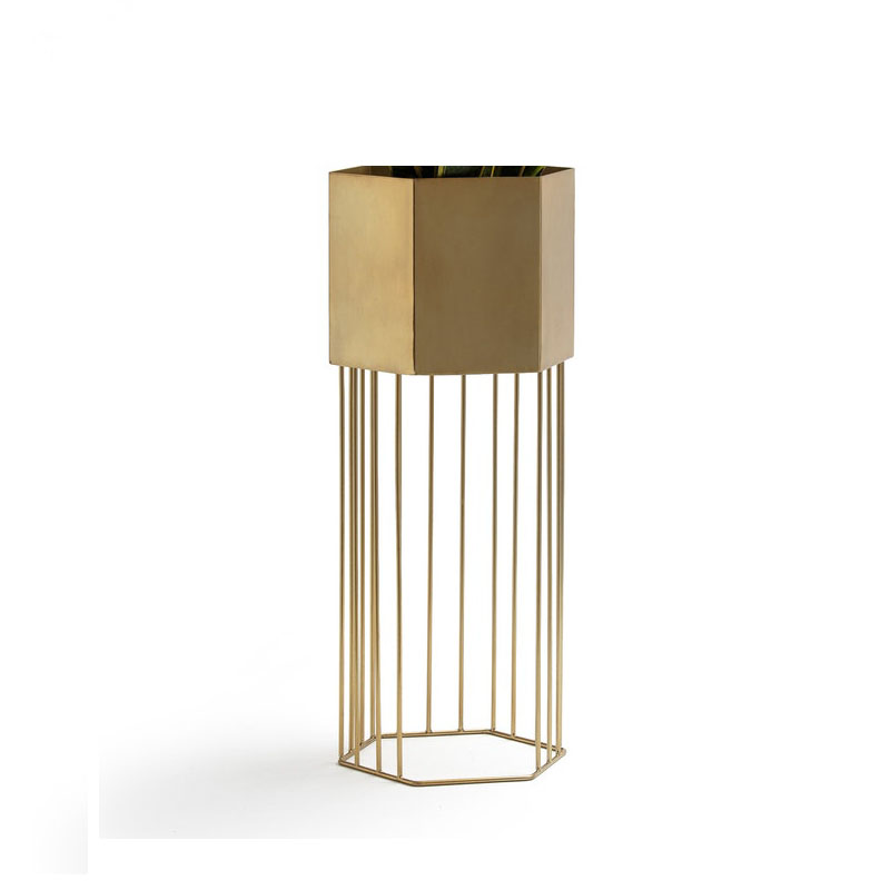 Ваза Vase On A Metal Stand Brass Латунь в Ростове-на-Дону | Loft Concept 