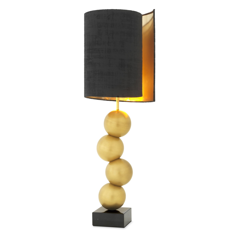   Eichholtz Table Lamp Aerion Brass       Nero  -- | Loft Concept 